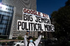 Scene Outside Trump NYC Trial 10.2.2023