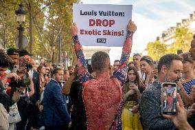 Jeremstar Arrested By Police At Louis Vuitton Fashion Show - Paris