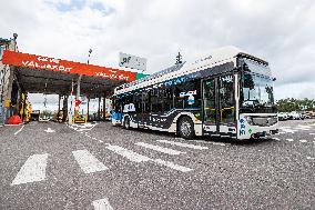 City of Tallinn test-driving hydrogen buses