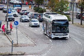 City of Tallinn test-driving hydrogen buses