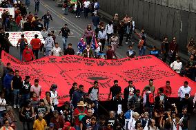 55th Anniversary Of The Tlatelolco Massacre - Mexico