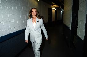 Queen Rania At The One Young World Summit - Belfast