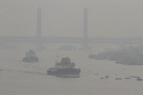 INDONESIA-PALEMBANG-SMOKES-PEATLAND FIRE