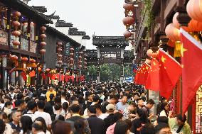 Tourist Travel Confucius Temple Scenic Area in Nanjing