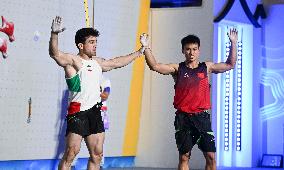 (SP)CHINA-SHAOXING-ASIAN GAMES-SPORT CLIMBING(CN)