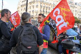 AESH Demonstration In Paris