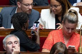 Questions to the goverment at the National Assembly - Paris