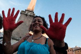 Protest Against Italian Immigration Policies