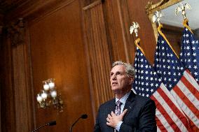 Kevin McCarthy is removed from the Speaker - Washington