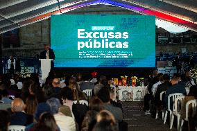 Colombian Government Hosts a Public Apology on False Positive Cases