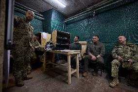 Zelensky Visits Troops In Kupyansk-Lyman Area