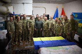 Zelensky Visits Troops In Kupyansk-Lyman Area