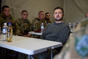 Zelensky Visits Troops In Kupyansk-Lyman Area