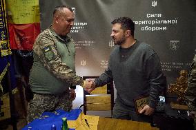 Zelensky Visits Troops In Kupyansk-Lyman Area