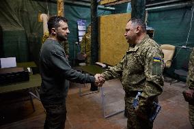 Zelensky Visits Troops In Kupyansk-Lyman Area