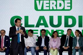 Claudia Sheinbaum Pardo Receives Confirmation Of Presidential Candidate Of The Green Party