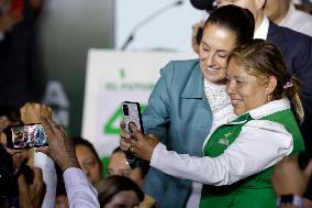 Claudia Sheinbaum Pardo Receives Confirmation Of Presidential Candidate Of The Green Party