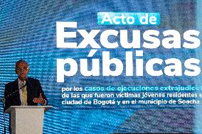 Colombian Government Hosts A Public Apology On False Positive Cases