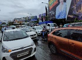 Heavy Rain In Kolkata, India