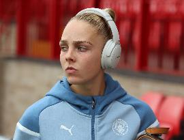 West Ham United Women against Manchester City Women - THE FA WOMEN'S SUPER LEAGUE