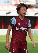 West Ham United Women against Manchester City Women - THE FA WOMEN'S SUPER LEAGUE