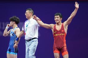 (SP)CHINA-HANGZHOU-ASIAN GAMES-WRESTLING(CN)