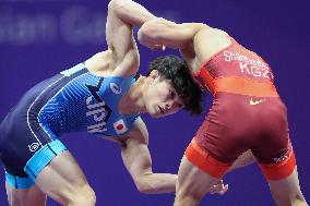 (SP)CHINA-HANGZHOU-ASIAN GAMES-WRESTLING(CN)