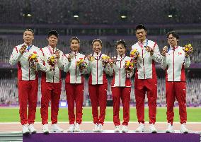 (SP) CHINA-ZHEJIANG-HANGZHOU-OLYMPIC MEDAL REALLOCATION CEREMONY (CN)