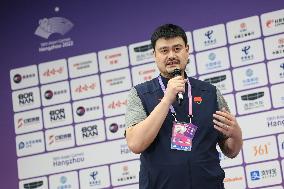 (SP)CHINA-HANGZHOU-ASIAN GAMES-BASKETBALL-PRESS CONFERENCE(CN)