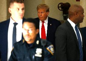 Former President Trump Business Fraud Civil Suit In New York City