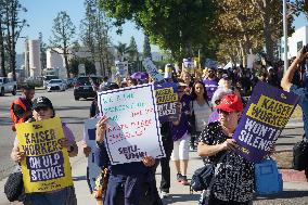U.S.-CALIFORNIA-BALDWIN PARK-HEALTH FACILITIES-WORKERS-STRIKE