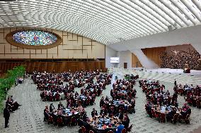16th General Assembly Of The Synod Of Bishops In The Paul VI Hall At The Vatican On October 4, 2023.