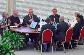 16th General Assembly Of The Synod Of Bishops In The Paul VI Hall At The Vatican On October 4, 2023.