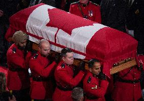 Regimental Funeral In Langley - Canada