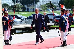 Foreign Minister Mauro Vieira Receives Russian Chancellor Shergey Lavrov