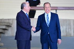 Foreign Minister Mauro Vieira Receives Russian Chancellor Shergey Lavrov