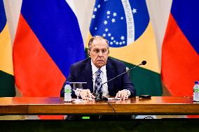 Foreign Minister Mauro Vieira Receives Russian Chancellor Shergey Lavrov