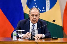 Foreign Minister Mauro Vieira Receives Russian Chancellor Shergey Lavrov