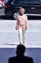 President Of Brazil, Luiz Inácio Lula Da Silva, Receives President Of The European Commission, Ursula Von Der Leyen.