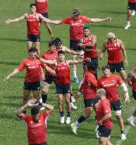 Rugby World Cup: Japan team training