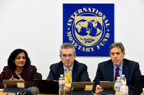 Press conference of IMF mission to Ukraine takes place in Kyiv