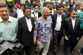 Nobel Laureate Yunus Appears Before Graft Watchdog - Dhaka