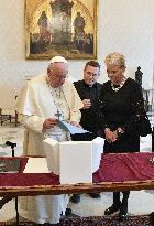 Pope Francis Meets Cindy McCain (WFP) - Vatican