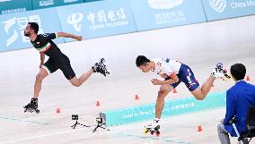 (SP)CHINA-HANGZHOU-ASIAN GAMES-ROLLER SKATING (CN)