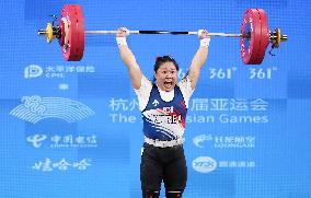 (SP)CHINA-HANGZHOU-ASIAN GAMES-WEIGHTLIFTING(CN)