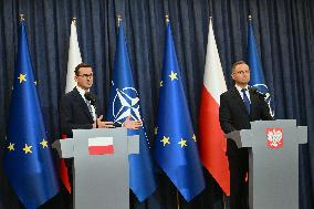 President And PM Speak On Migration - Warsaw