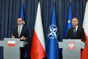 President And PM Speak On Migration - Warsaw