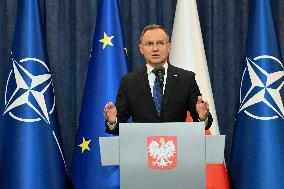 President And PM Speak On Migration - Warsaw