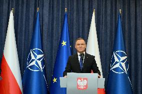 President And PM Speak On Migration - Warsaw