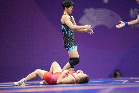 (SP)CHINA-HANGZHOU-ASIAN GAMES-WRESTLING(CN)